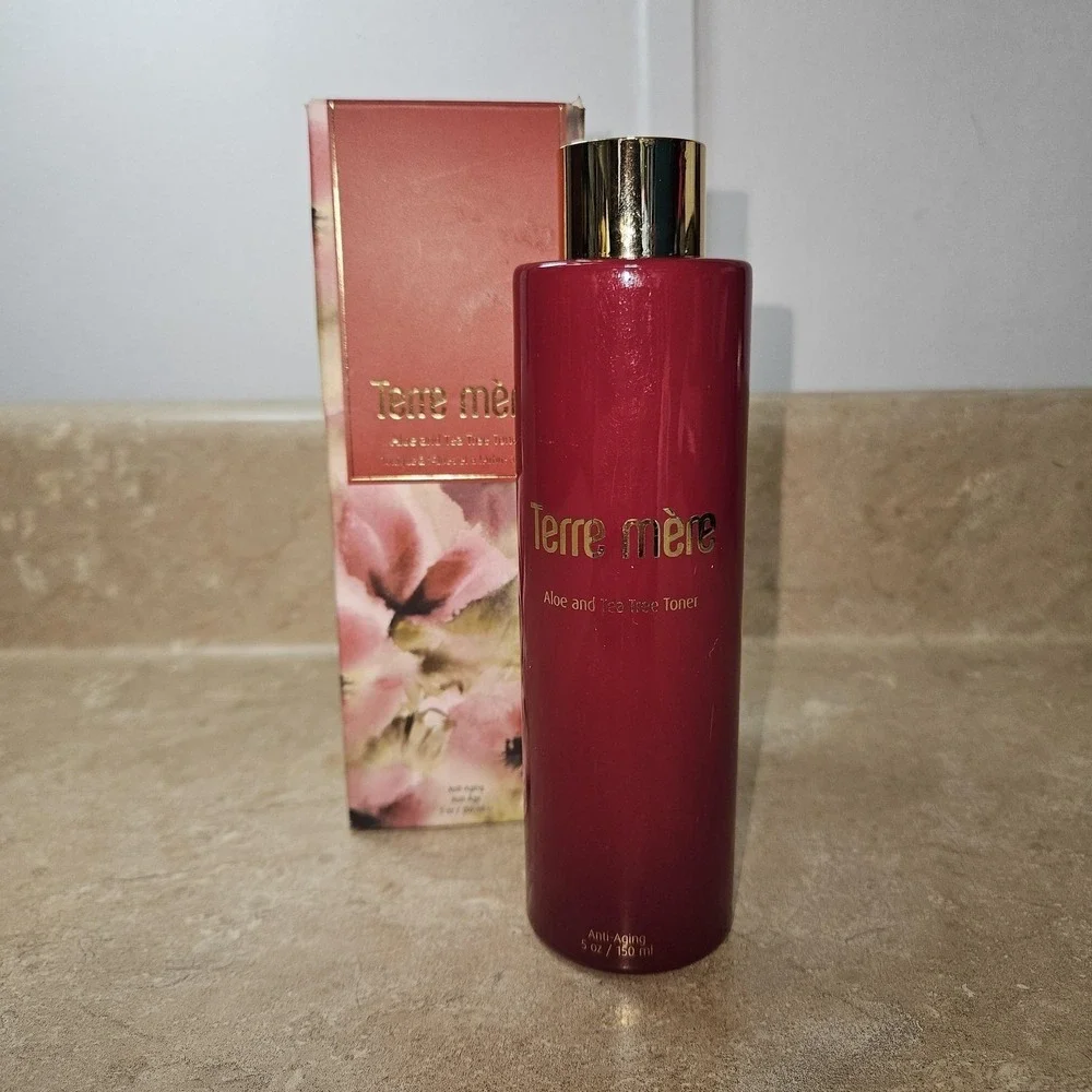 Terre Mere Aloe & Tea Tree Face Toner Anti-Aging 5oz 150ml Vegan New‎ Sealed